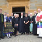 Kirchenvorstand mit Landesbischof, Dekan und kath. Pfarrer